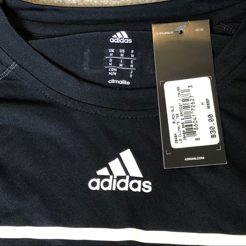 Adidas Ultimate Tee UVU Wolverines Long Sleeve - Picture 3 of 4